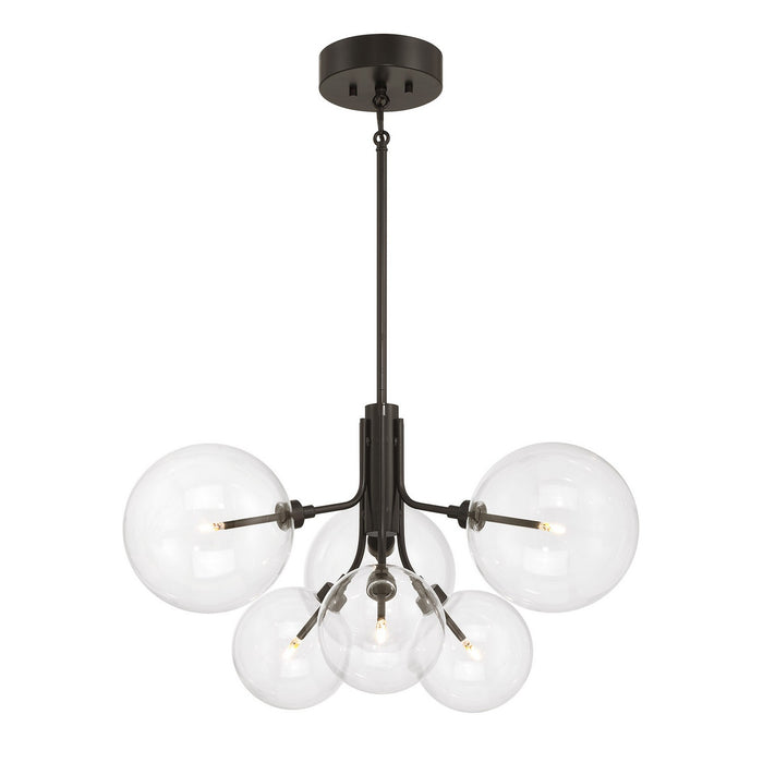 Meridian - M100135ORB - LED Chandelier - Oil Rubbed Bronze