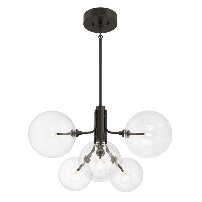 Meridian - M100135ORB - LED Chandelier - Oil Rubbed Bronze