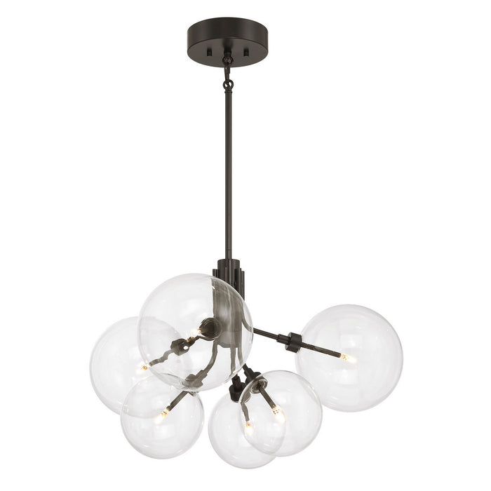 Meridian - M100135ORB - LED Chandelier - Oil Rubbed Bronze