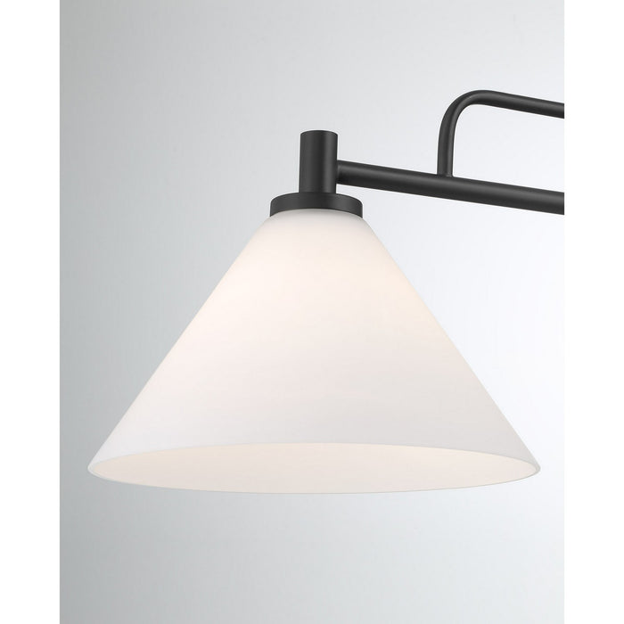 Meridian - M100136MBK - Two Light Chandelier - Matte Black