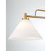 Meridian - M100136NB - Two Light Chandelier - Natural Brass