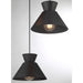 Meridian - M100139MBK - Three Light Chandelier - Matte Black