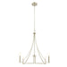 Meridian - M100141BN - Four Light Chandelier - Brushed Nickel