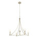 Meridian - M100141BN - Four Light Chandelier - Brushed Nickel