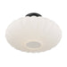 Meridian - M60075MBK - One Light Semi-Flush Mount - Matte Black