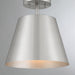 Meridian - M60076BN - One Light Semi-Flush Mount - Brushed Nickel