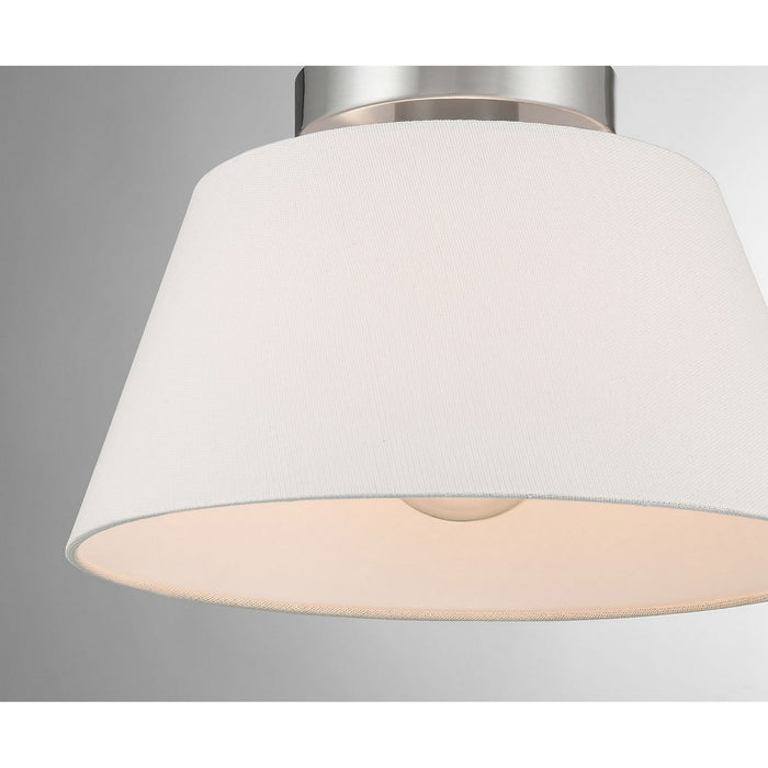 Meridian - M60077BN - Three Light Semi-Flush Mount - Brushed Nickel