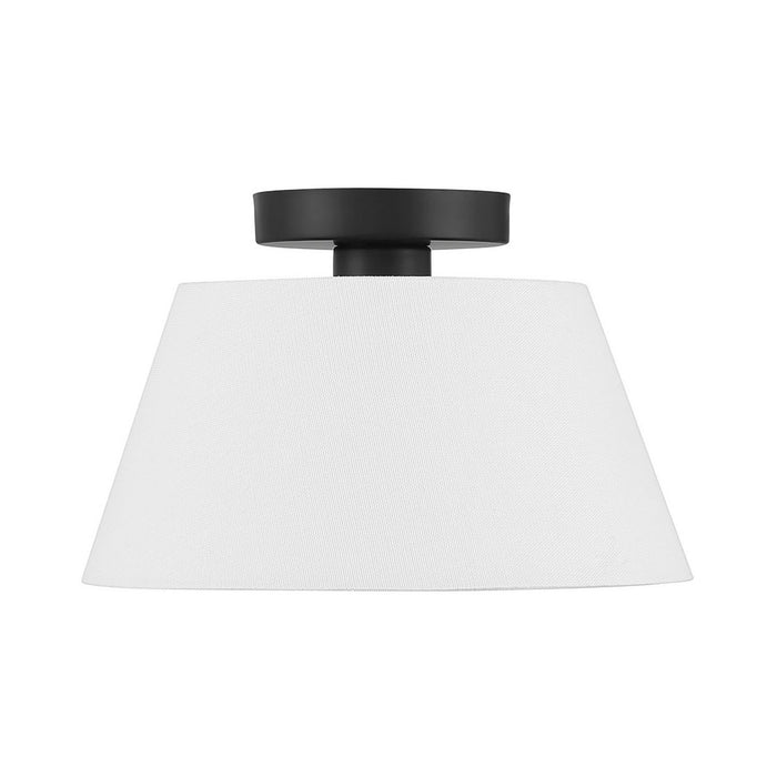 Meridian - M60077MBK - Three Light Semi-Flush Mount - Matte Black