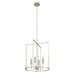 Meridian - M7044BN - Four Light Pendant - Brushed Nickel