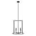 Meridian - M7044MBK - Four Light Pendant - Matte Black