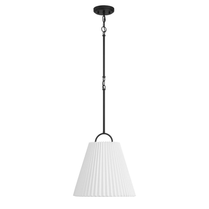 Meridian - M7045MBK - One Light Pendant - Matte Black