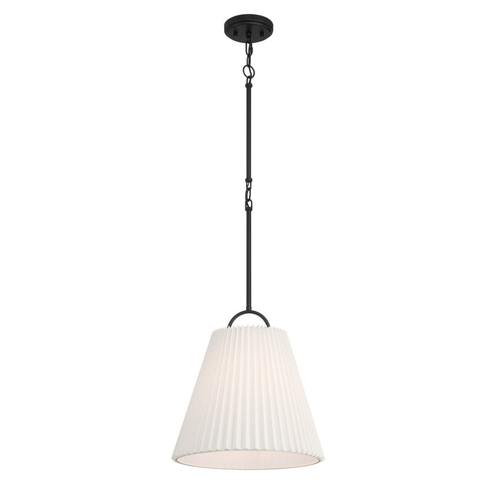 Meridian - M7045MBK - One Light Pendant - Matte Black