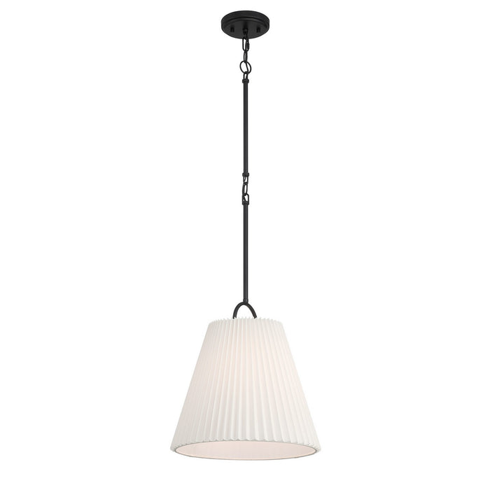 Meridian - M7045MBK - One Light Pendant - Matte Black