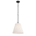 Meridian - M7045MBK - One Light Pendant - Matte Black