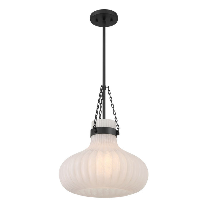 Meridian - M7046MBK - One Light Pendant - Matte Black