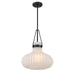 Meridian - M7046MBK - One Light Pendant - Matte Black