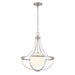 Meridian - M7047BN - One Light Pendant - Brushed Nickel