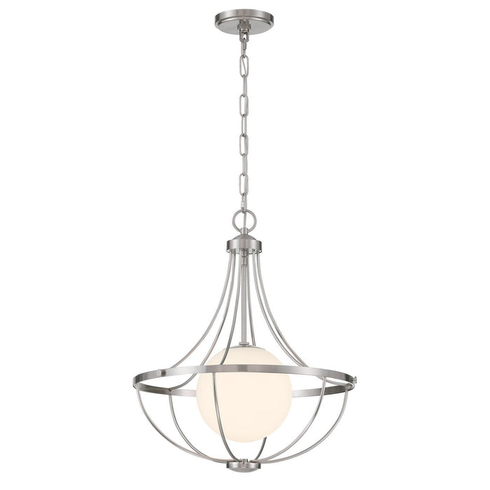 Meridian - M7047BN - One Light Pendant - Brushed Nickel