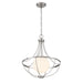 Meridian - M7047BN - One Light Pendant - Brushed Nickel