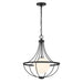 Meridian - M7047MBK - One Light Pendant - Matte Black