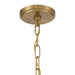 Meridian - M7047NB - One Light Pendant - Natural Brass