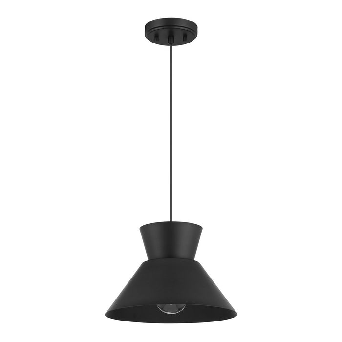 Meridian - M7049MBK - One Light Pendant - Matte Black