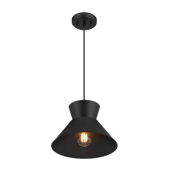 Meridian - M7049MBK - One Light Pendant - Matte Black