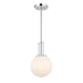 Meridian - M7050CH - One Light Pendant - Chrome