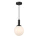 Meridian - M7050MBK - One Light Pendant - Matte Black