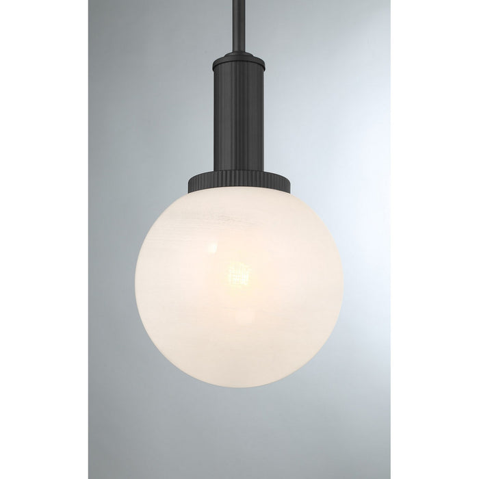 Meridian - M7050MBK - One Light Pendant - Matte Black