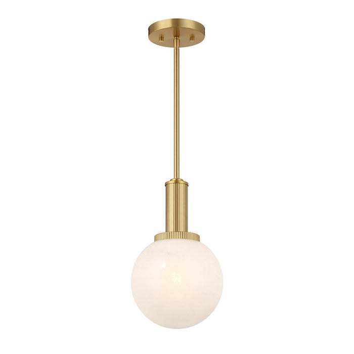 Meridian - M7050NB - One Light Pendant - Natural Brass