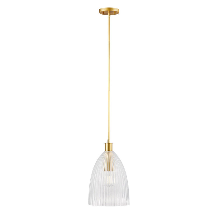 Meridian - M7051NB - One Light Pendant - Natural Brass