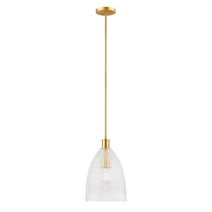 Meridian - M7051NB - One Light Pendant - Natural Brass