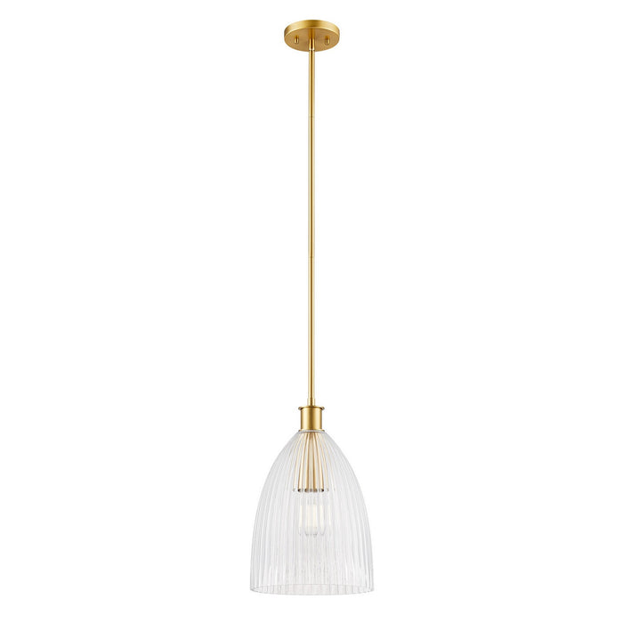 Meridian - M7051NB - One Light Pendant - Natural Brass