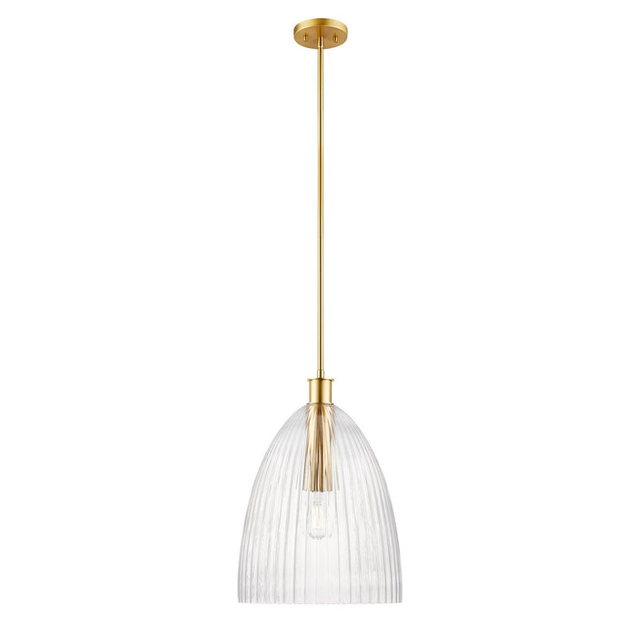 Meridian - M7052NB - One Light Pendant - Natural Brass