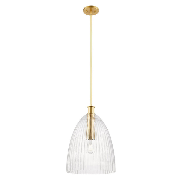 Meridian - M7052NB - One Light Pendant - Natural Brass