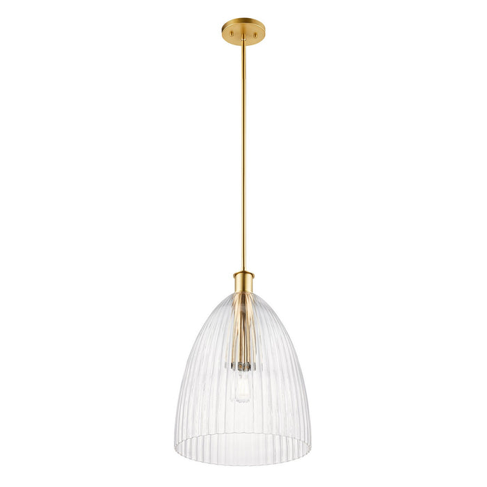 Meridian - M7052NB - One Light Pendant - Natural Brass