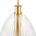 Meridian - M7052NB - One Light Pendant - Natural Brass