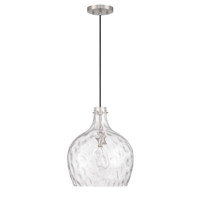 Meridian - M7053BN - One Light Pendant - Brushed Nickel