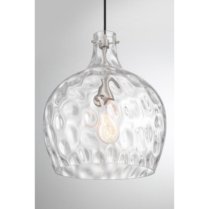 Meridian - M7053BN - One Light Pendant - Brushed Nickel