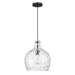 Meridian - M7053MBK - One Light Pendant - Matte Black