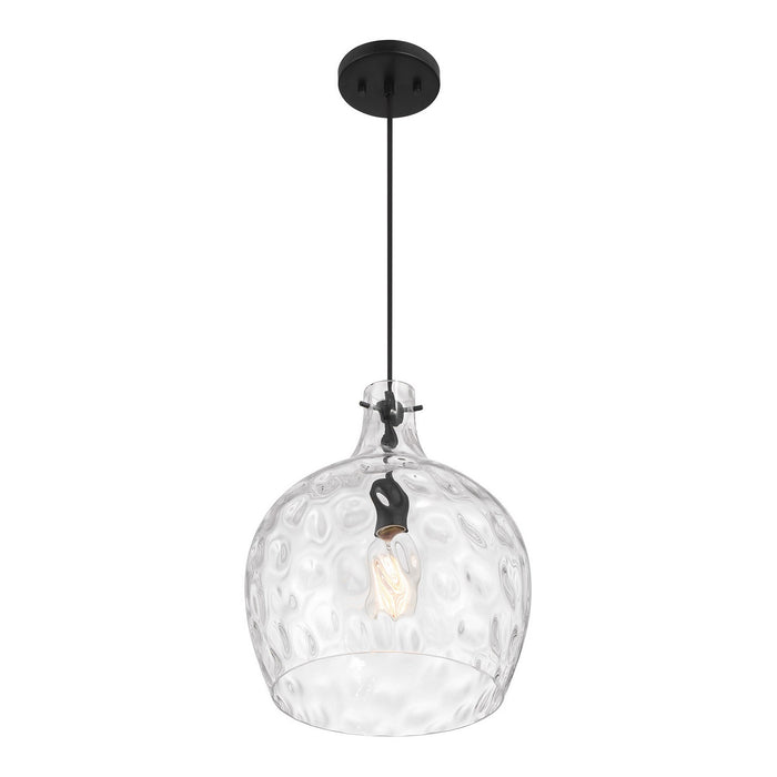 Meridian - M7053MBK - One Light Pendant - Matte Black