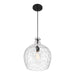 Meridian - M7053MBK - One Light Pendant - Matte Black