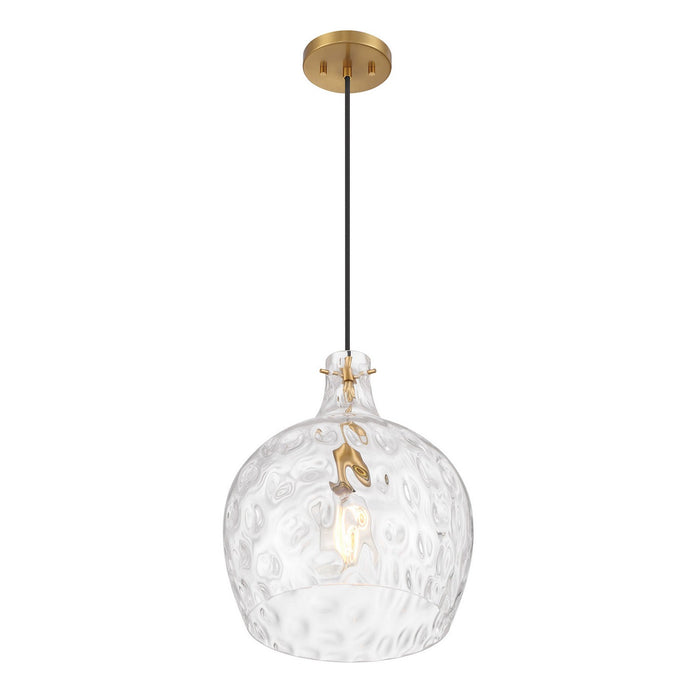 Meridian - M7053NB - One Light Pendant - Natural Brass