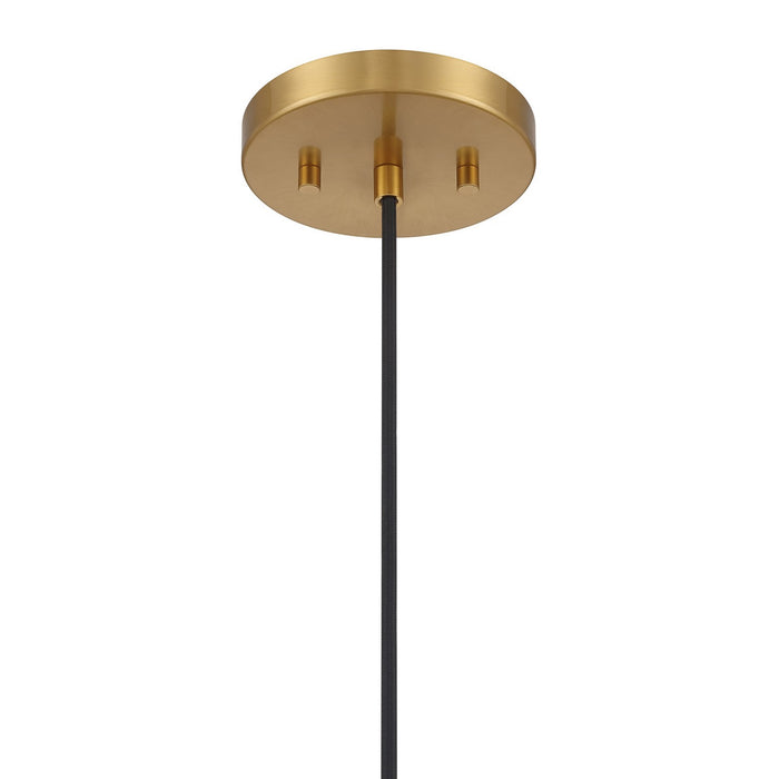 Meridian - M7053NB - One Light Pendant - Natural Brass