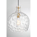 Meridian - M7053NB - One Light Pendant - Natural Brass