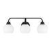 Meridian - M80081MBK - Three Light Bathroom Vanity - Matte Black