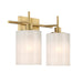 Meridian - M80083NB - Two Light Bathroom Vanity - Natural Brass