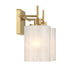 Meridian - M80083NB - Two Light Bathroom Vanity - Natural Brass