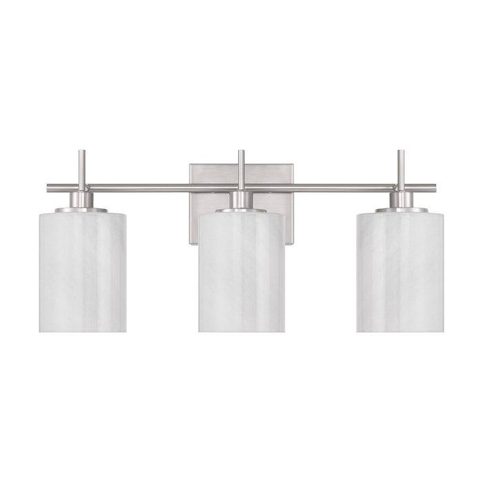 Meridian - M80084BN - Three Light Bathroom Vanity - Brushed Nickel